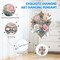 Hanging Diamond Art Cross Kits for Adults, 5D Special Shape Diamond Painting Flower Kits, Cross Diamond Gem Art Suncatchers Painting Pendant Ornament for Home Garden Wall Decor